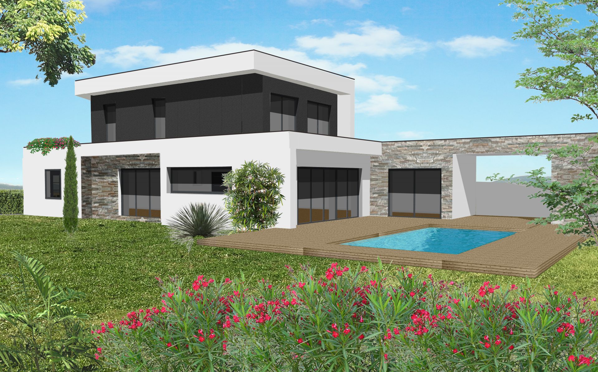 Villa contemporaine à Toulouse - Yoann Basque
